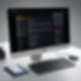 Visual representation of active file recovery software interface
