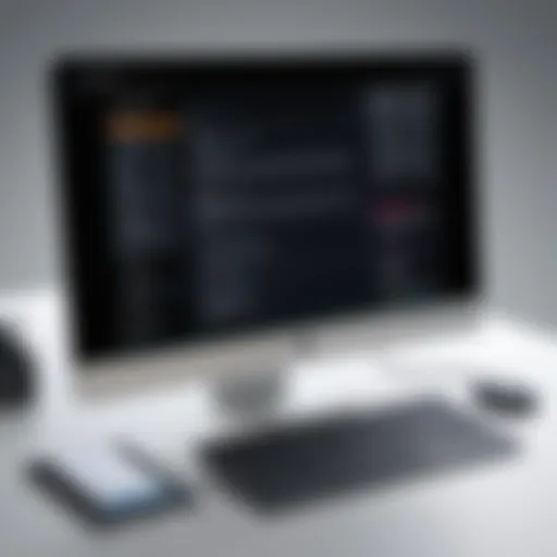 Visual representation of active file recovery software interface
