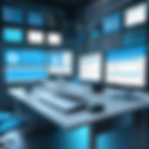 Overview of program management tools showcasing various software interfaces
