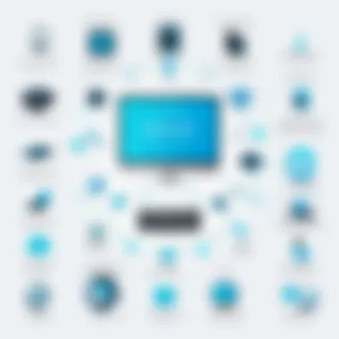Applications of Jarvis AI in Various Industries An infographic illustrating the applications of Jarvis AI across different industries