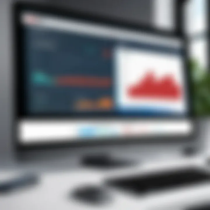 Dashboard view of financial reports in Quicken
