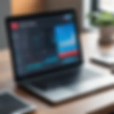 User interface of Quicken showcasing budgeting tools