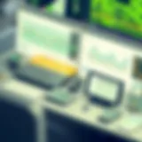 Visual representation of bandwidth measurement tools