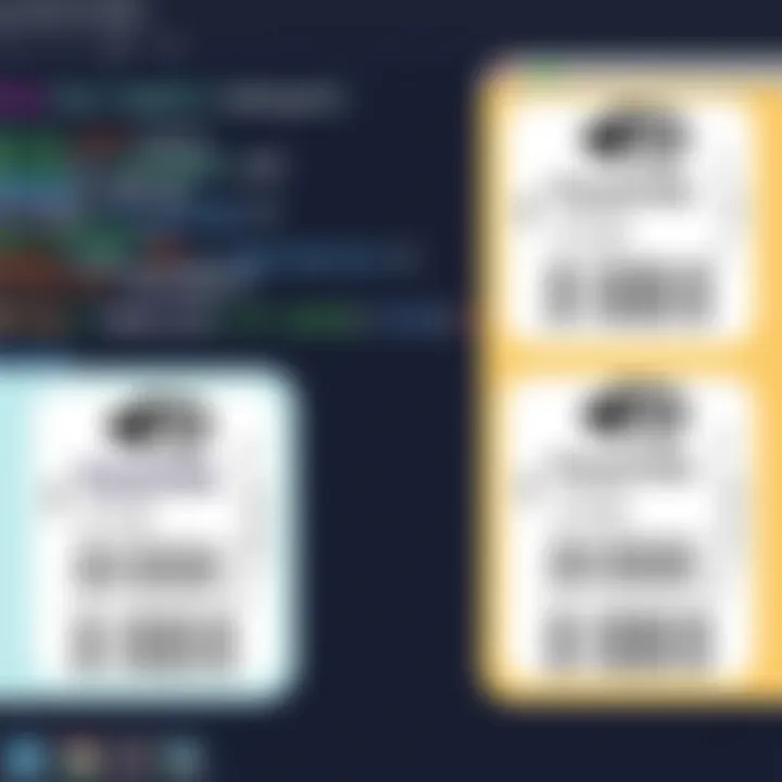 Custom Labels Created with Free Software An illustration of custom labels printed using free software