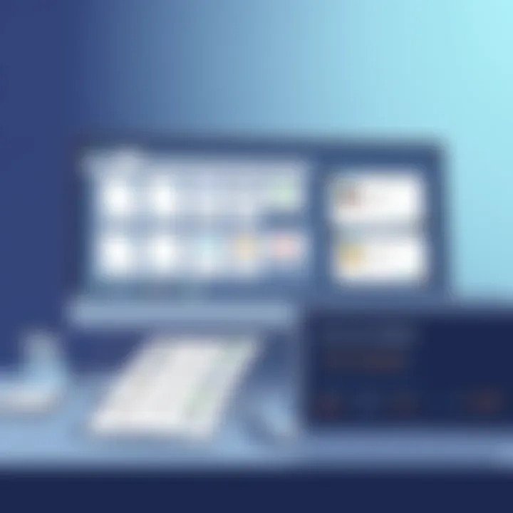 User-Friendly Label Printing Interface A sleek interface of a label printing software showcasing various templates