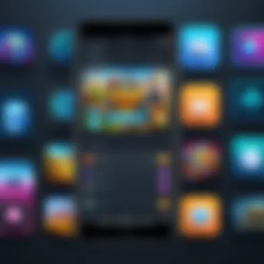 Customization Options for Game Apps Visual representation of game app customization options