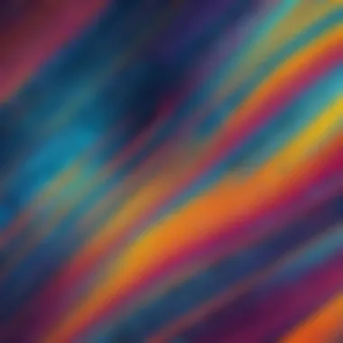 Abstract Patterns in Digital Art A vibrant digital art piece showcasing abstract patterns.