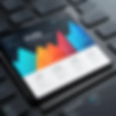 A graphical representation of job market trends and hiring statistics.