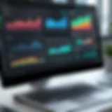 Dashboard view of Blackbaud Financial Edge showing financial metrics and reports