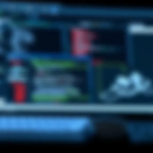 Detailed view of advanced CAD software interface