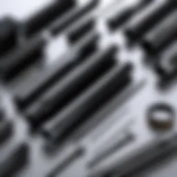 Precision tools used by carbon black installers