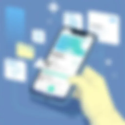 User interface of Chiron Health app showcasing telemedicine features