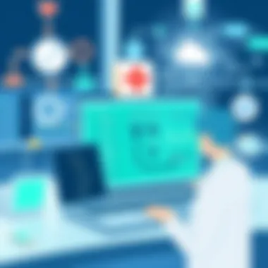 Visual representation of the impact of telemedicine on healthcare delivery