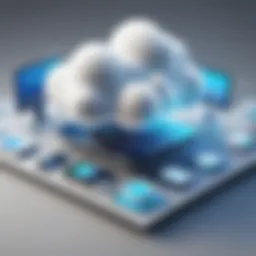 Illustrative diagram showcasing the architecture of cloud management systems