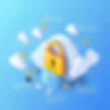 Visual representation of cloud storage security features