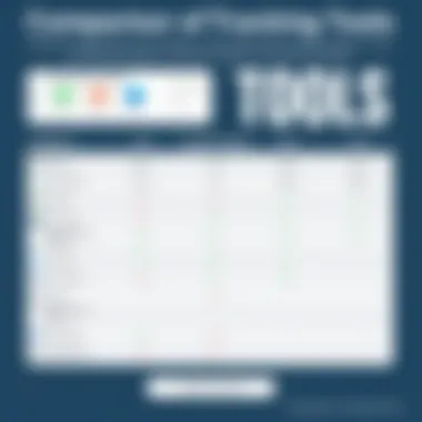 Comparison chart of leading product tracking tools