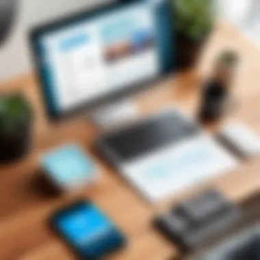 Visual representation of user-friendly deck design tools in action