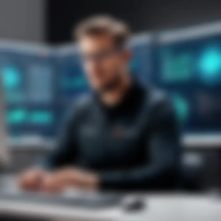 Expert reviewer analyzing antivirus performance