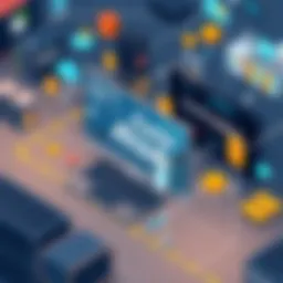 Visual representation of supply chain risks