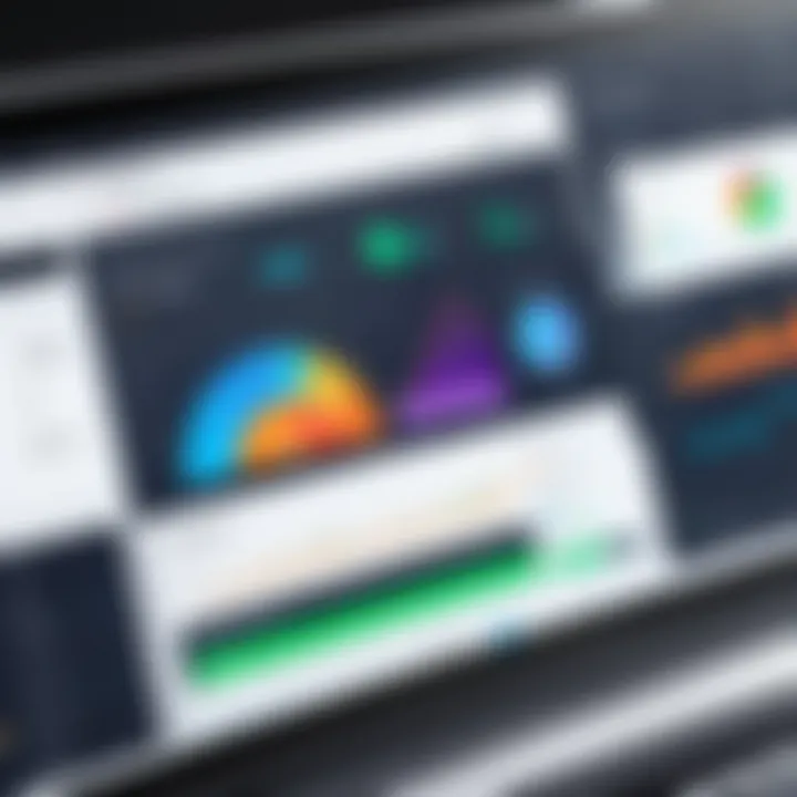 Dashboard displaying real-time inventory management tools
