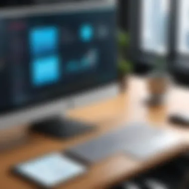 Digital Learning Environment Screenshot of an online training platform showcasing a course module