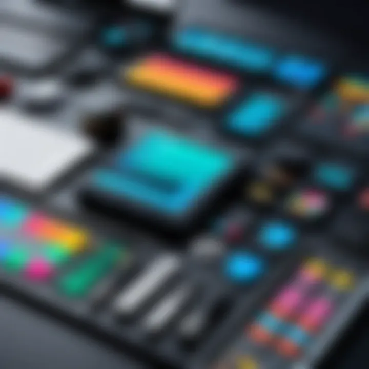 Calibration tools organized for easy access and use