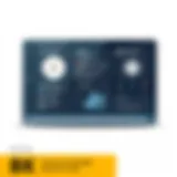 Modern portable business card showcasing sleek design and tech features