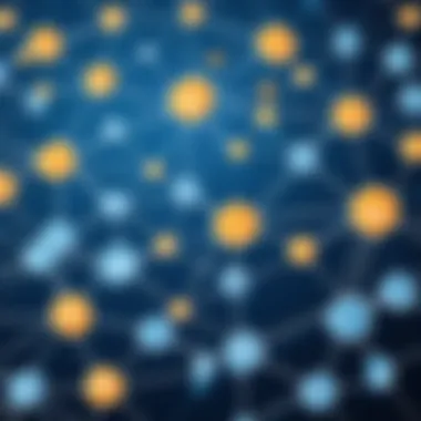 Peer-to-Peer File Sharing Networks Explained An illustration showcasing peer-to-peer file sharing networks.