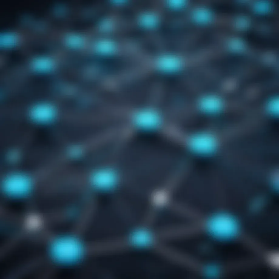 Detailed network diagram showcasing asset interconnections
