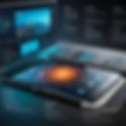 An overview of Vuforia's interface showcasing its features