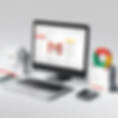 Organizational features in Gmail including labels and filters