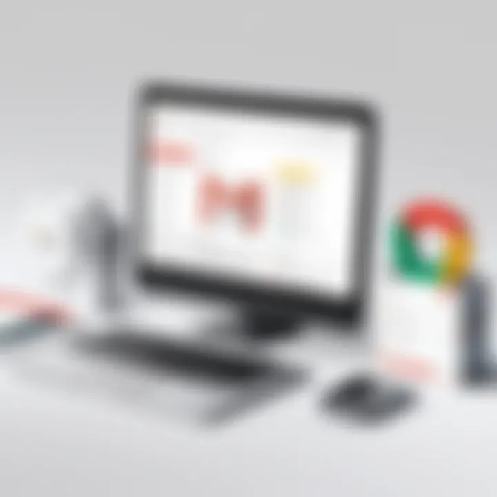 Organizational features in Gmail including labels and filters