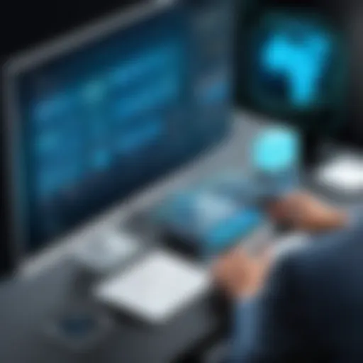 Visual representation of SIEM architecture