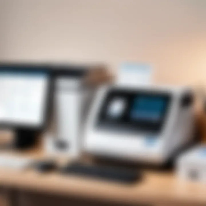 Chart comparing Pitney Bowes postage meter software with competing solutions.