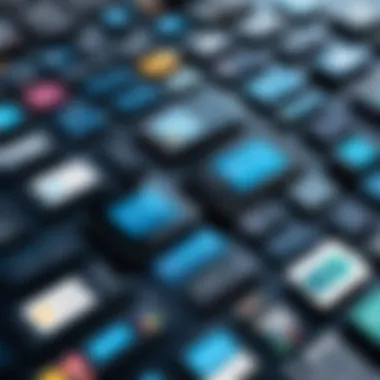 Diverse Industry Applications of POS Systems Illustration showing diverse industries using POS systems
