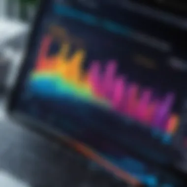 Data Trends Visualization A visual representation of data trends through an interactive chart created using advanced visualization tools.