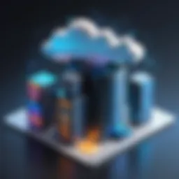 Conceptual diagram of Data Warehouse architecture in the cloud