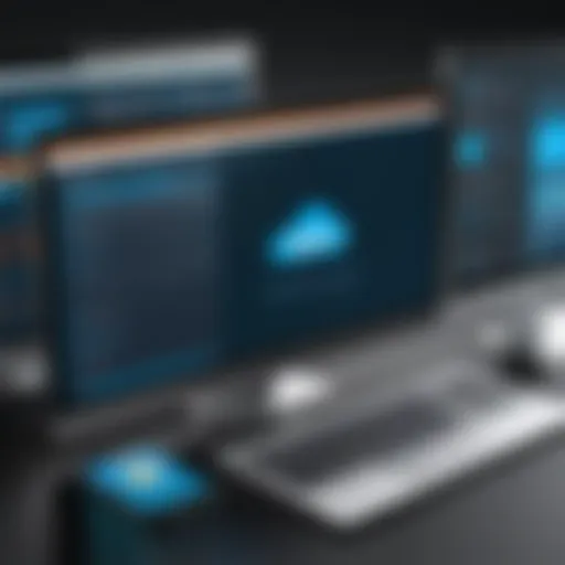 Secure remote access interface showcasing Datto solutions
