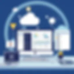 User interface of Demandforce software showcasing features