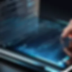 A digital signature displayed on a computer screen