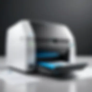 Innovative Document Scanning Technology A modern document scanner with wireless capabilities