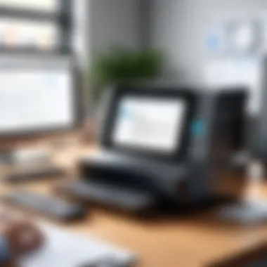 Integrating Scanners into Business Workflows An office environment utilizing document scanning solutions