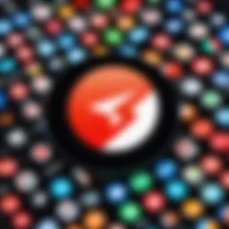 Visual comparison of Doordash and Grubhub logos