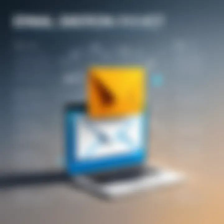 An infographic depicting the impact of effective email distribution on communication strategies