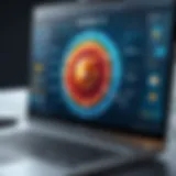 User interface of top antivirus software showcasing its features