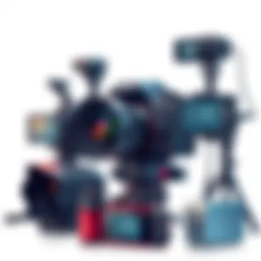 Essential Camera Gear for Professionals High-quality camera equipment setup