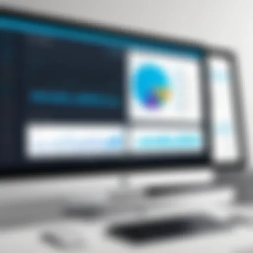 Innovative recruitment software dashboard showcasing analytics
