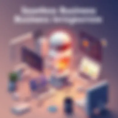 Seamless Business Integration Illustration of seamless business integration