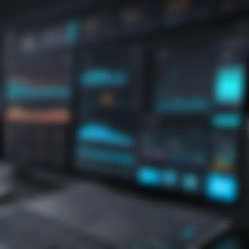 Dashboard overview of event management solutions