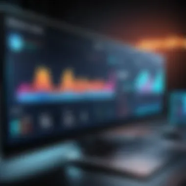 Event Performance Analytics Dashboard Data analytics dashboard showcasing event performance metrics.